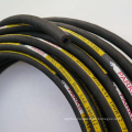 Four Steel Spiral 2 inch 51mm SAE 100R12 Black Wrap Surface Lettering Hydraulic Hose High Pressure